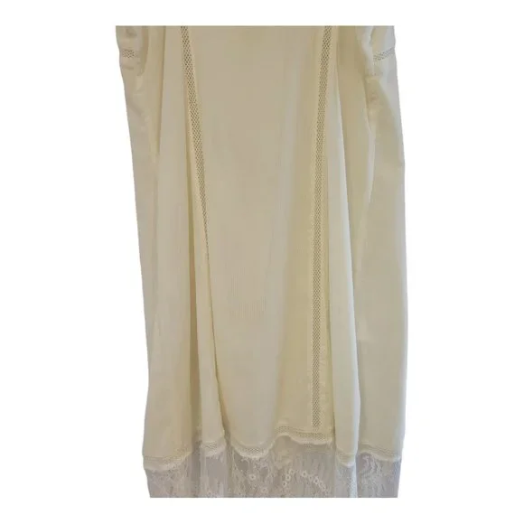 BCBGMaxAzria Runway Chantilly Lace Cream Cami Slip Dress Size XS - Picture 8 of 10